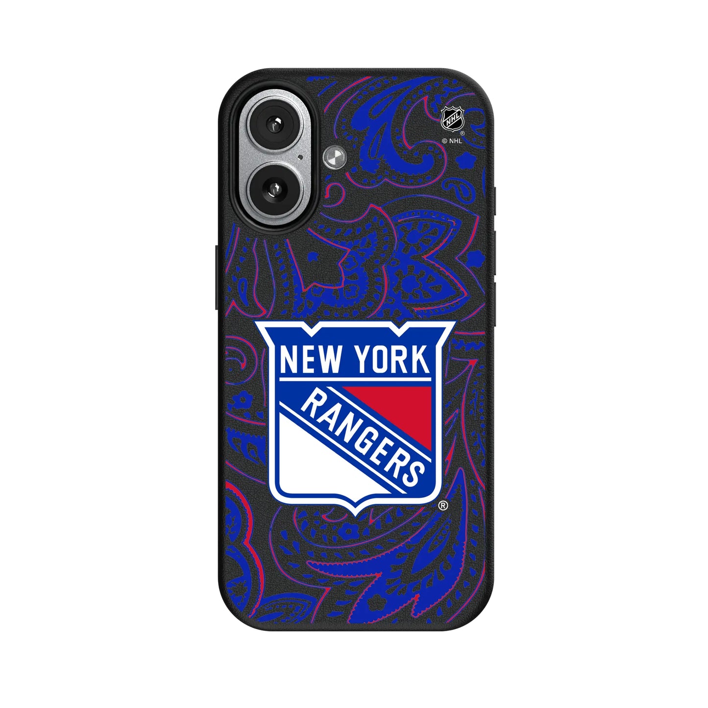 New York Rangers Paisley MagSafe Compatible Phone Case for Apple iPhone