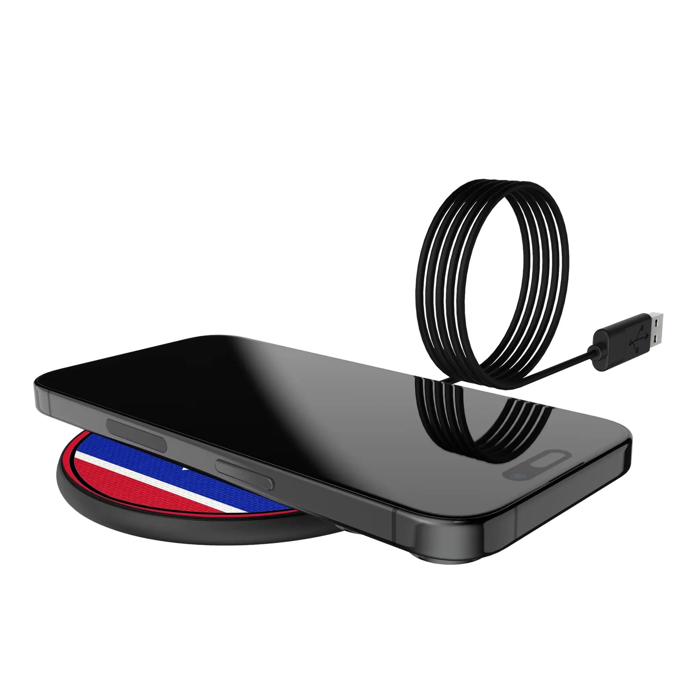 New York Rangers Stripe 15-Watt Wireless Charger