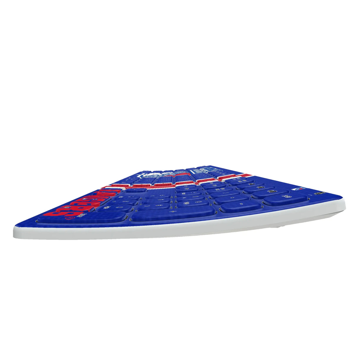 New York Rangers Stripe Curved Wireless Keyboard