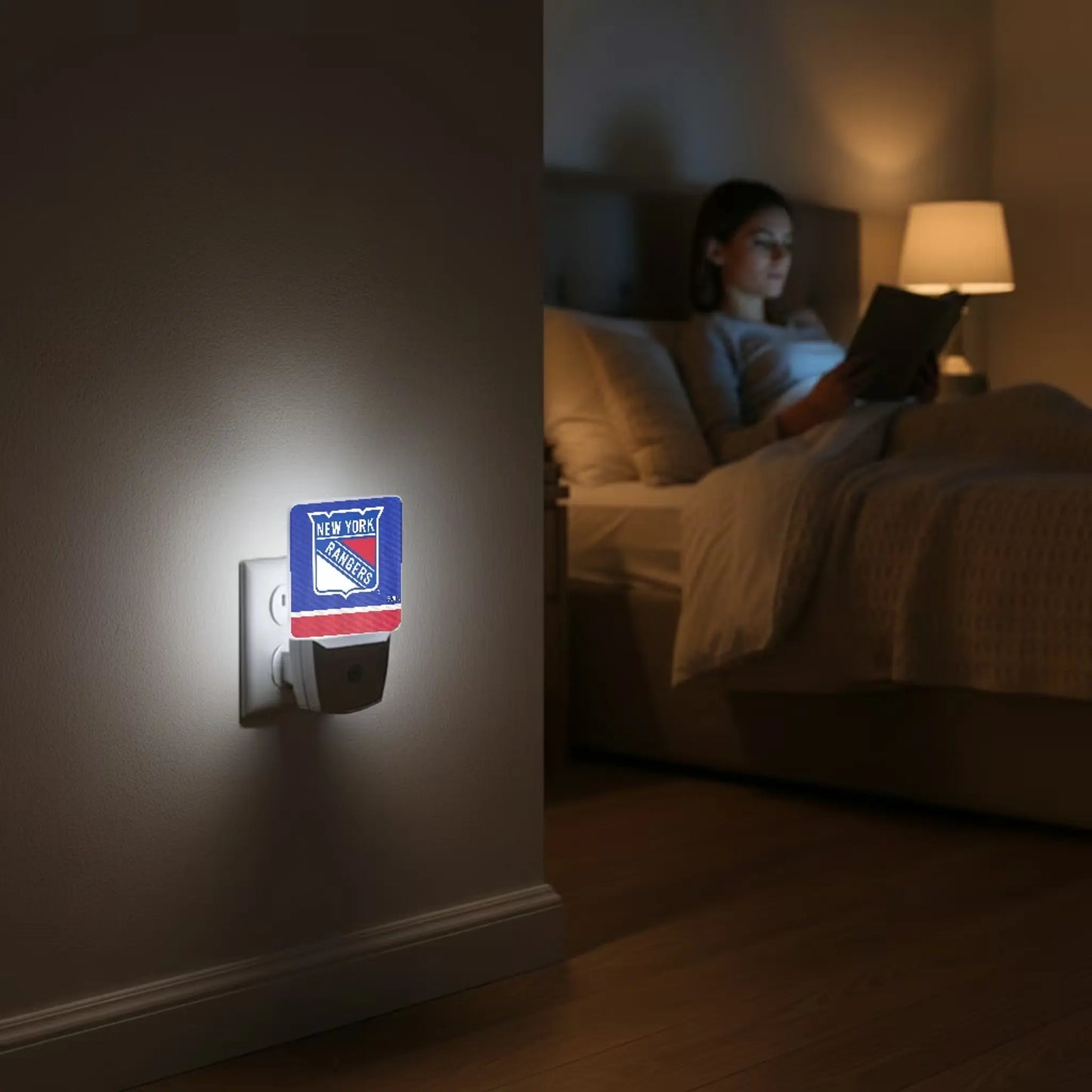New York Rangers Stripe Night Light 2-Pack