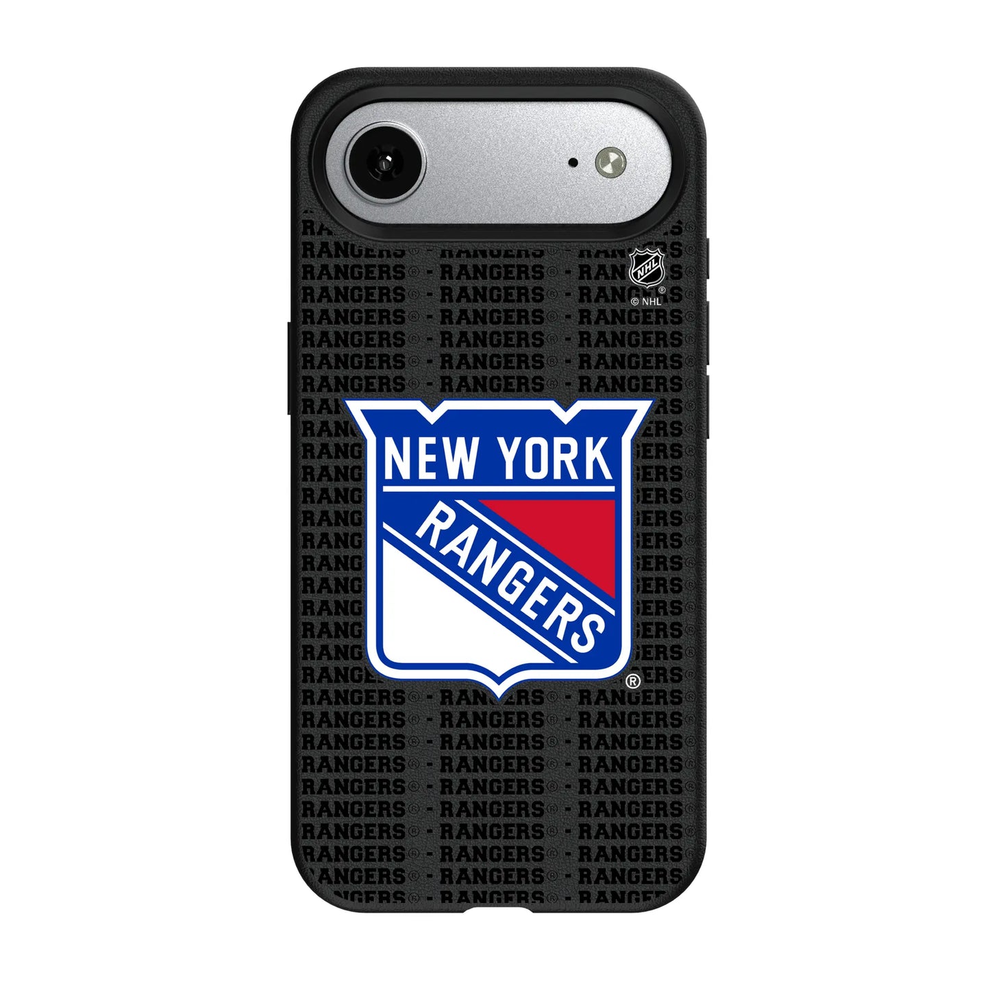 New York Rangers Text Backdrop MagSafe Compatible Phone Case for Apple iPhone