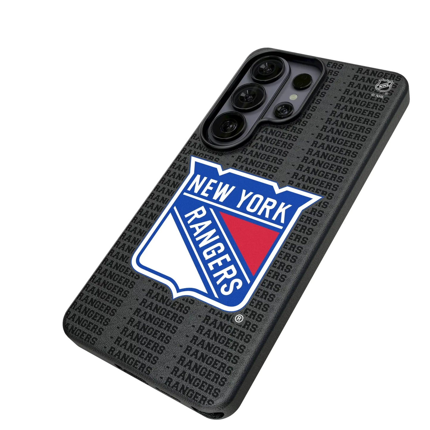 New York Rangers Text Backdrop MagSafe Compatible Phone Case for Samsung Galaxy