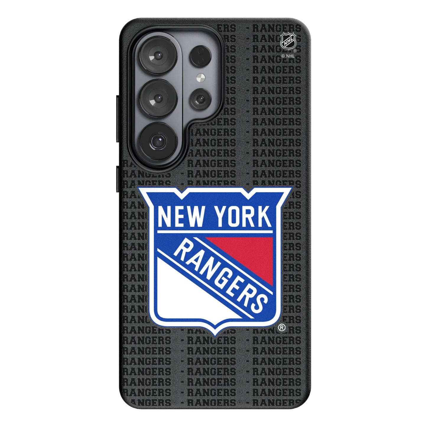 New York Rangers Text Backdrop MagSafe Compatible Phone Case for Samsung Galaxy