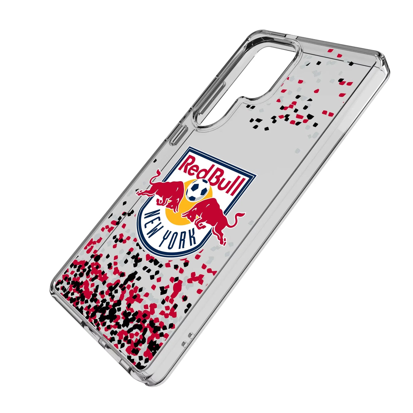 New York Red Bulls Confetti Clear Phone Case for Samsung Galaxy