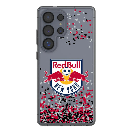 New York Red Bulls Confetti Clear Phone Case for Samsung Galaxy