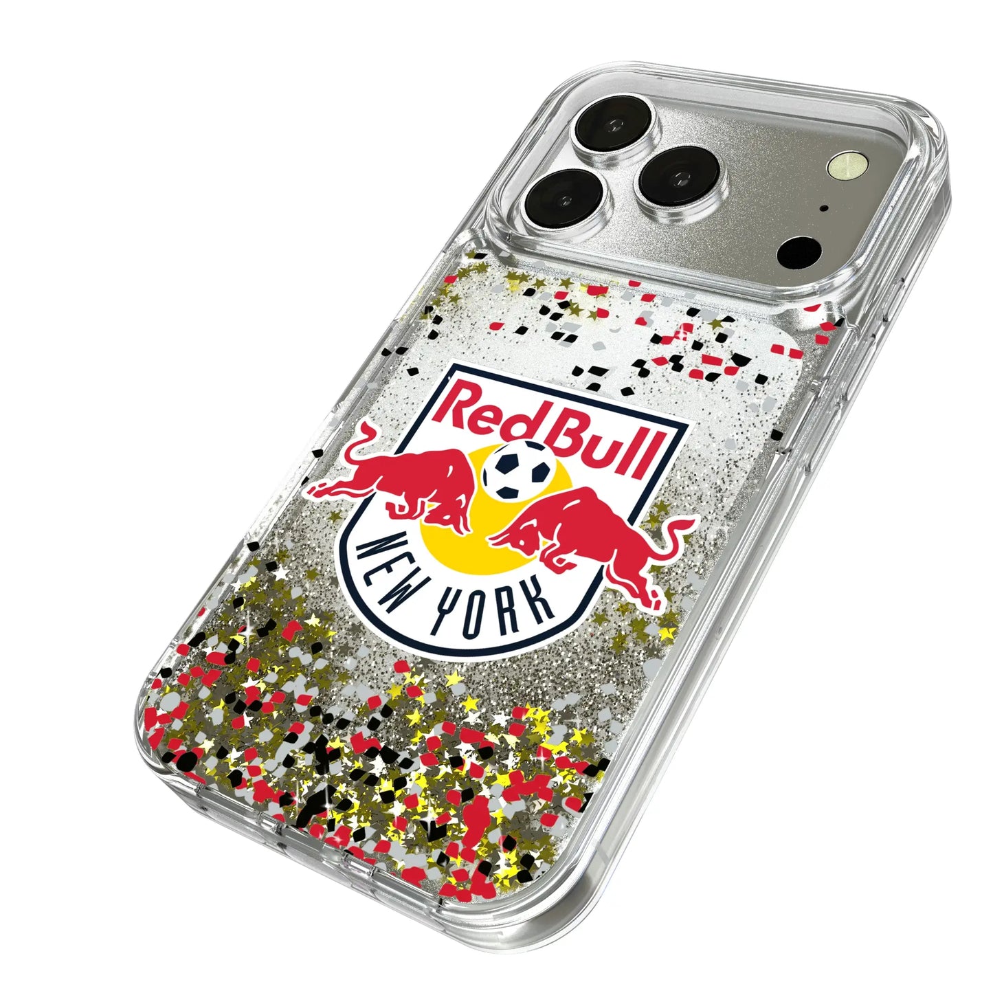 New York Red Bulls Confetti Glitter Phone Case for Apple iPhone