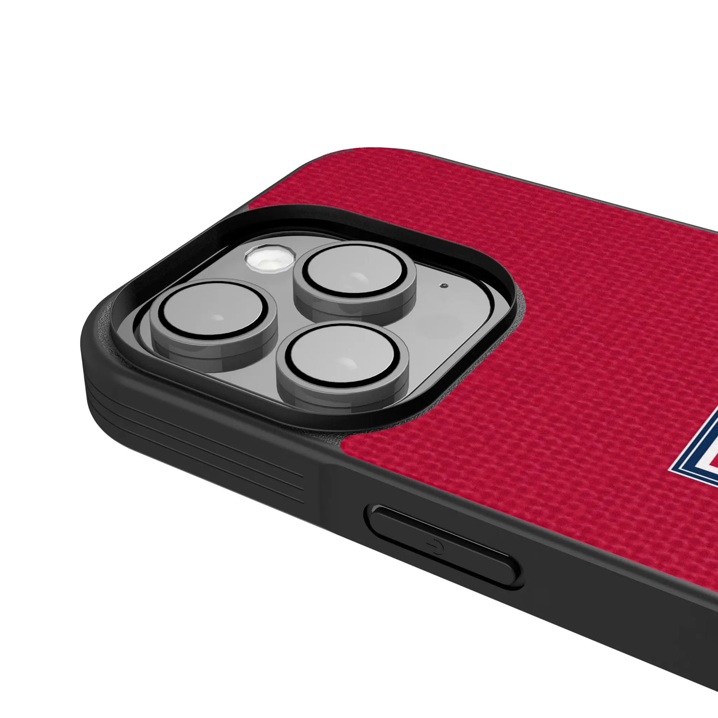 New York Red Bulls Diagonal Stripe Bump Phone Case for Apple iPhone