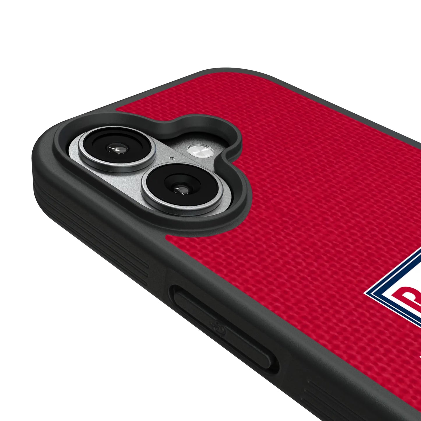 New York Red Bulls Diagonal Stripe Bump Phone Case for Apple iPhone