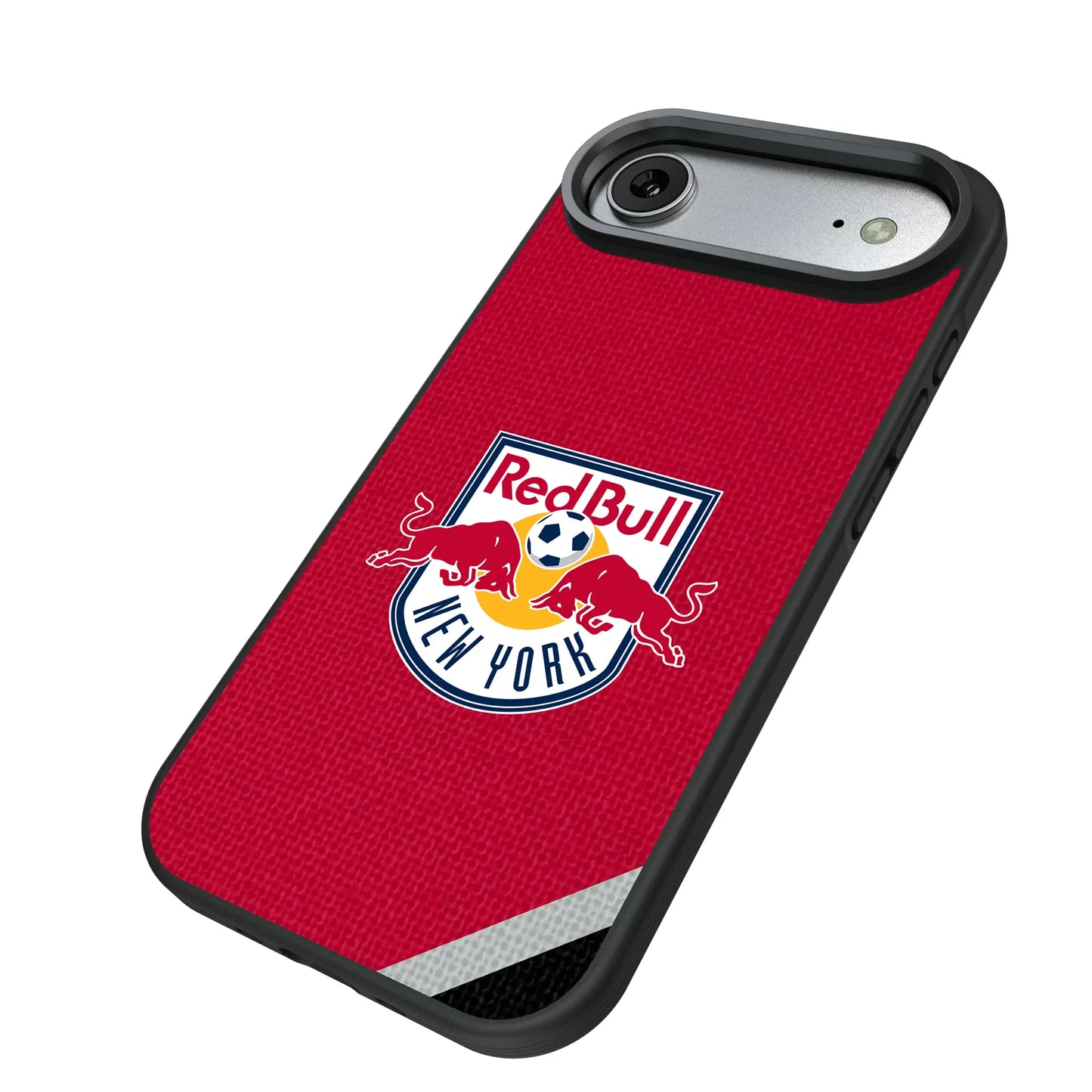 New York Red Bulls Diagonal Stripe Bump Phone Case for Apple iPhone