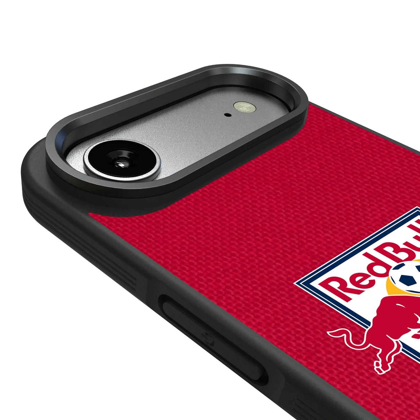 New York Red Bulls Diagonal Stripe Bump Phone Case for Apple iPhone