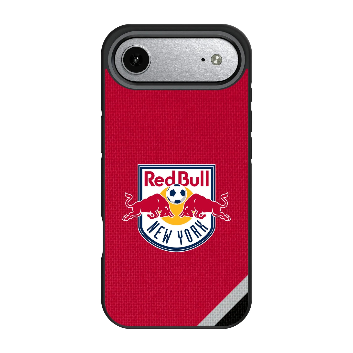 New York Red Bulls Diagonal Stripe Bump Phone Case for Apple iPhone