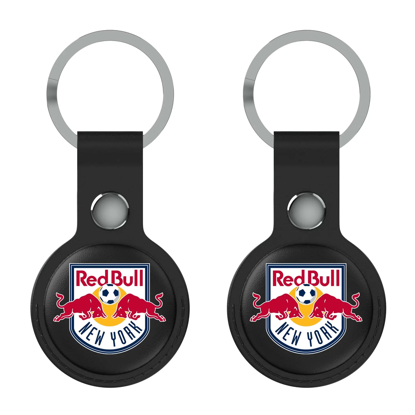 New York Red Bulls Insignia Black Airtag Holder 2-Pack