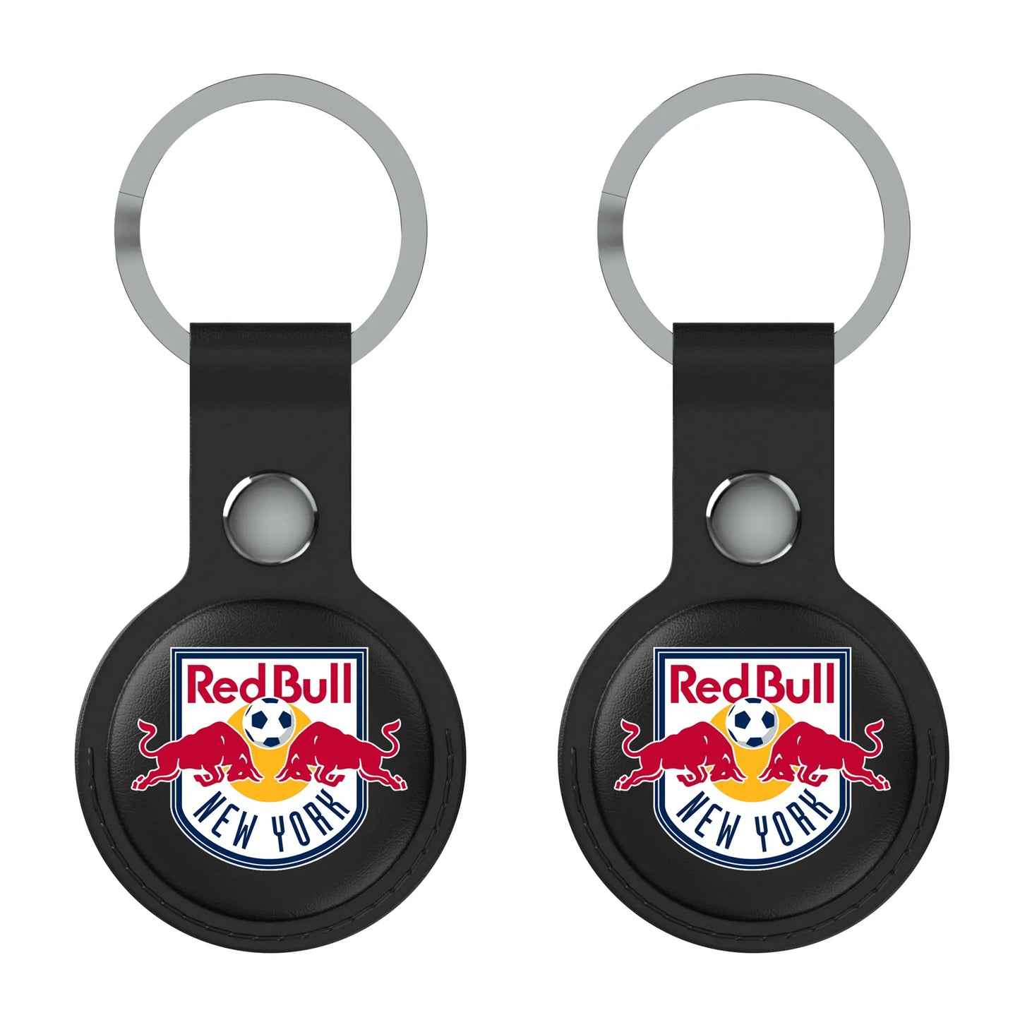 New York Red Bulls Insignia Black Airtag Holder 2-Pack