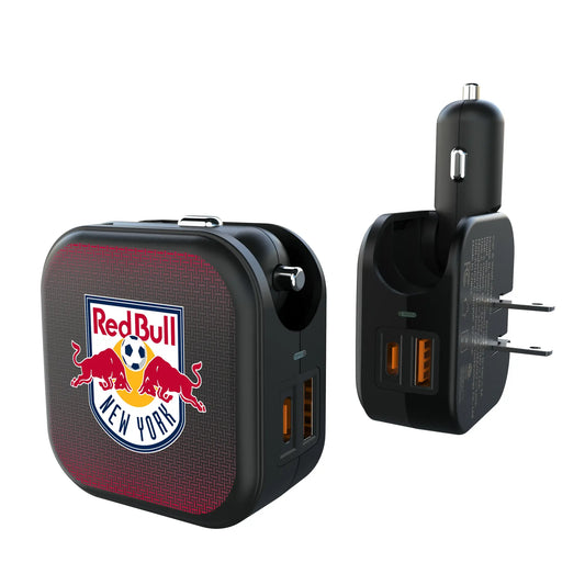New York Red Bulls Linen 2 in 1 USB A/C Charger
