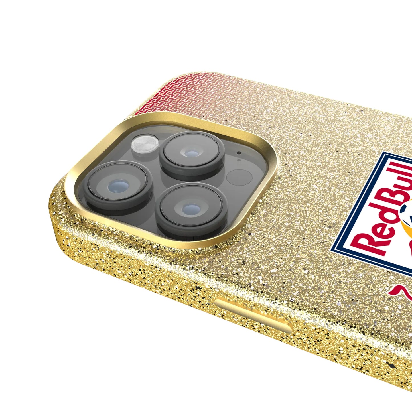 New York Red Bulls Linen Bling Phone Case for Apple iPhone