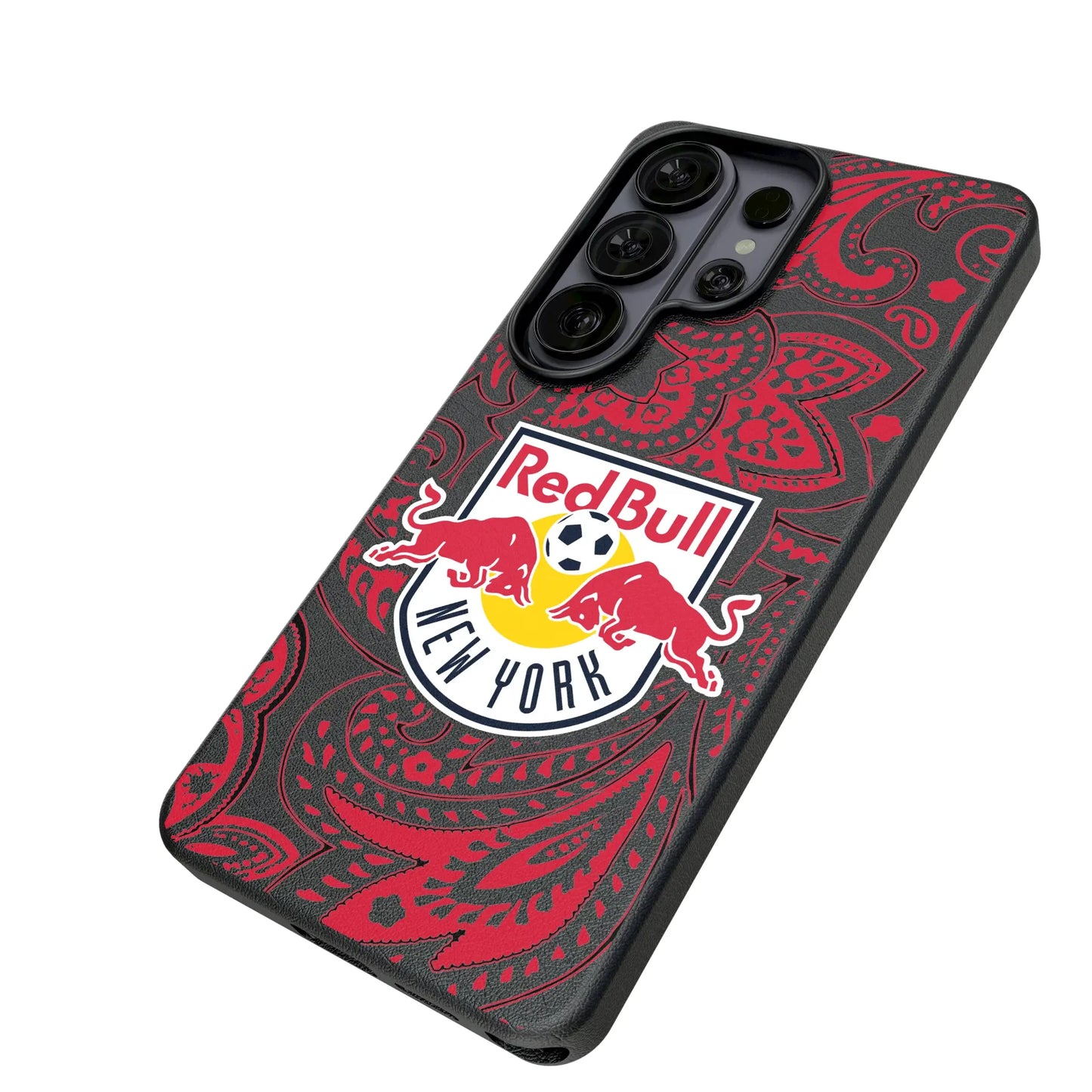 New York Red Bulls Paisley MagSafe Compatible Phone Case for Samsung Galaxy