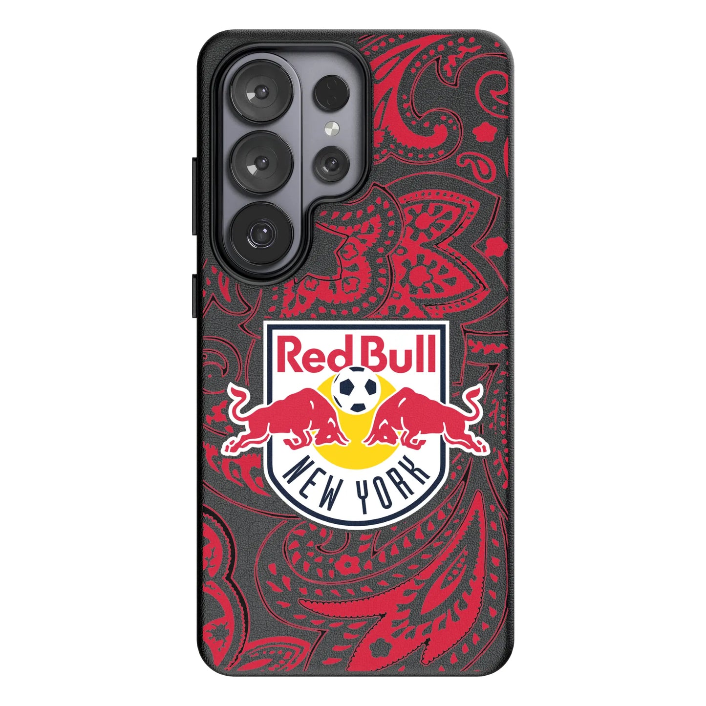 New York Red Bulls Paisley MagSafe Compatible Phone Case for Samsung Galaxy