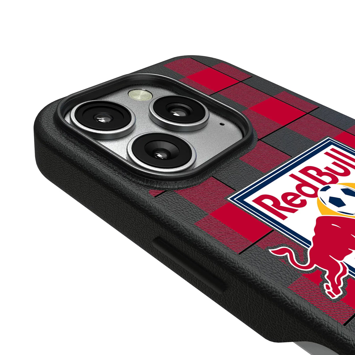 New York Red Bulls Plaid MagSafe Compatible Phone Case for Apple iPhone