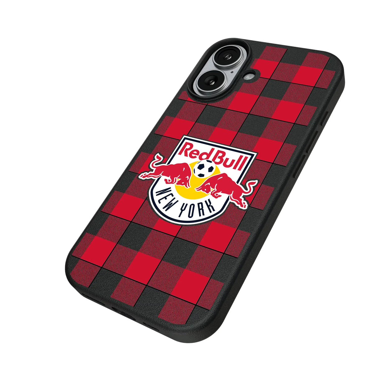 New York Red Bulls Plaid MagSafe Compatible Phone Case for Apple iPhone