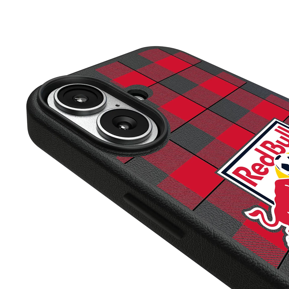 New York Red Bulls Plaid MagSafe Compatible Phone Case for Apple iPhone