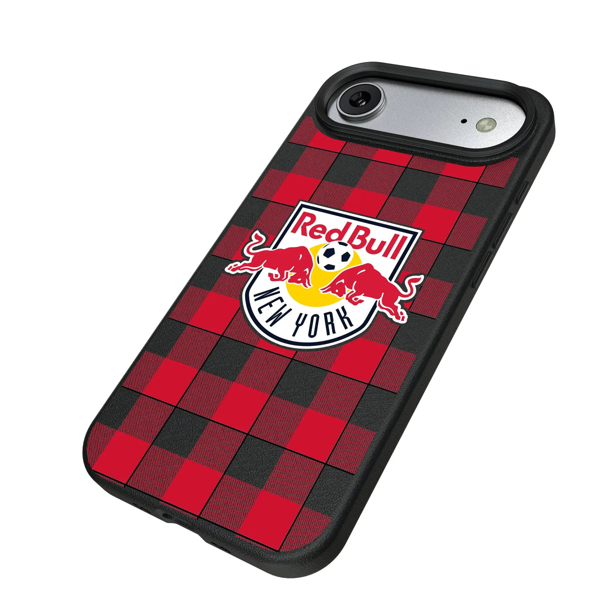 New York Red Bulls Plaid MagSafe Compatible Phone Case for Apple iPhone