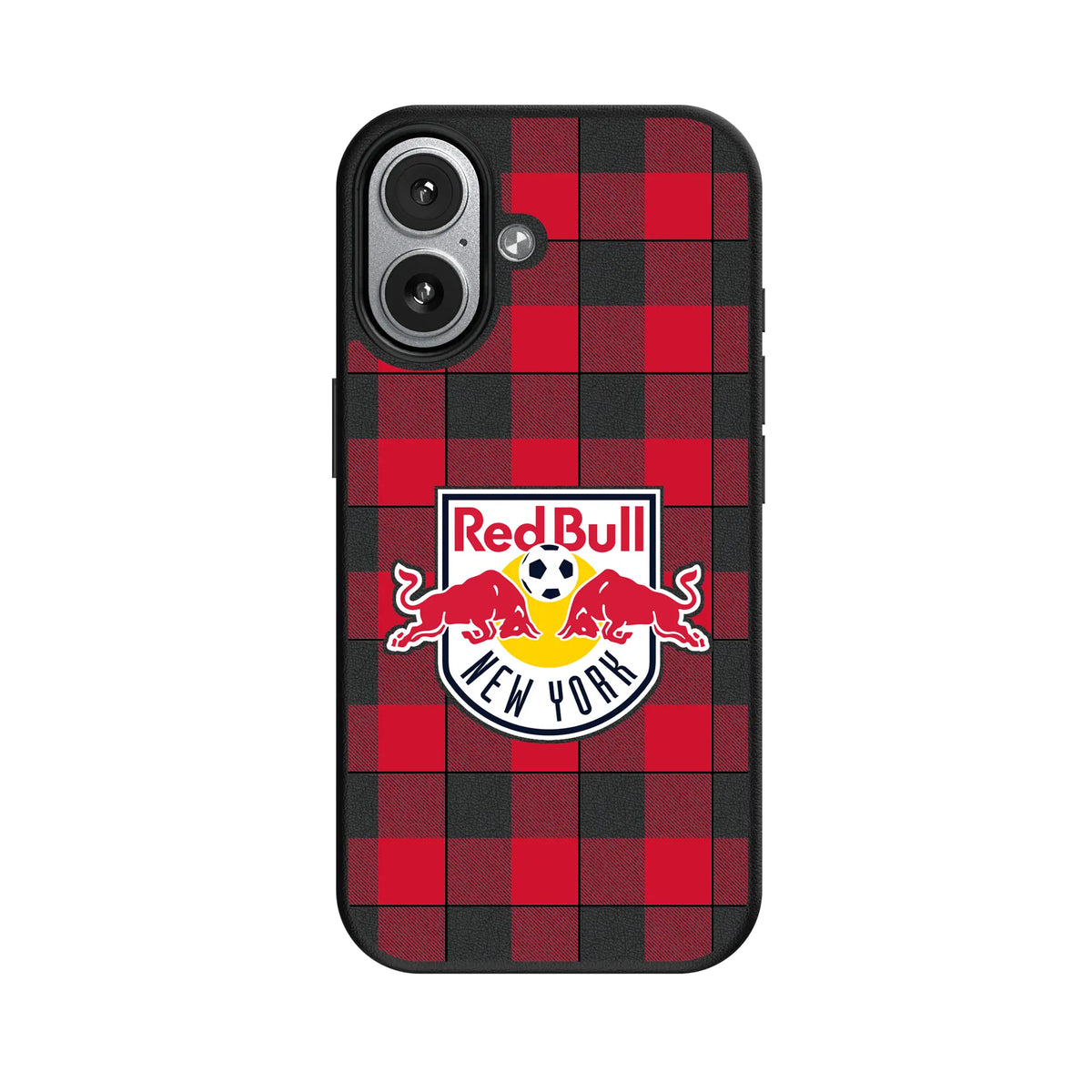 New York Red Bulls Plaid MagSafe Compatible Phone Case for Apple iPhone
