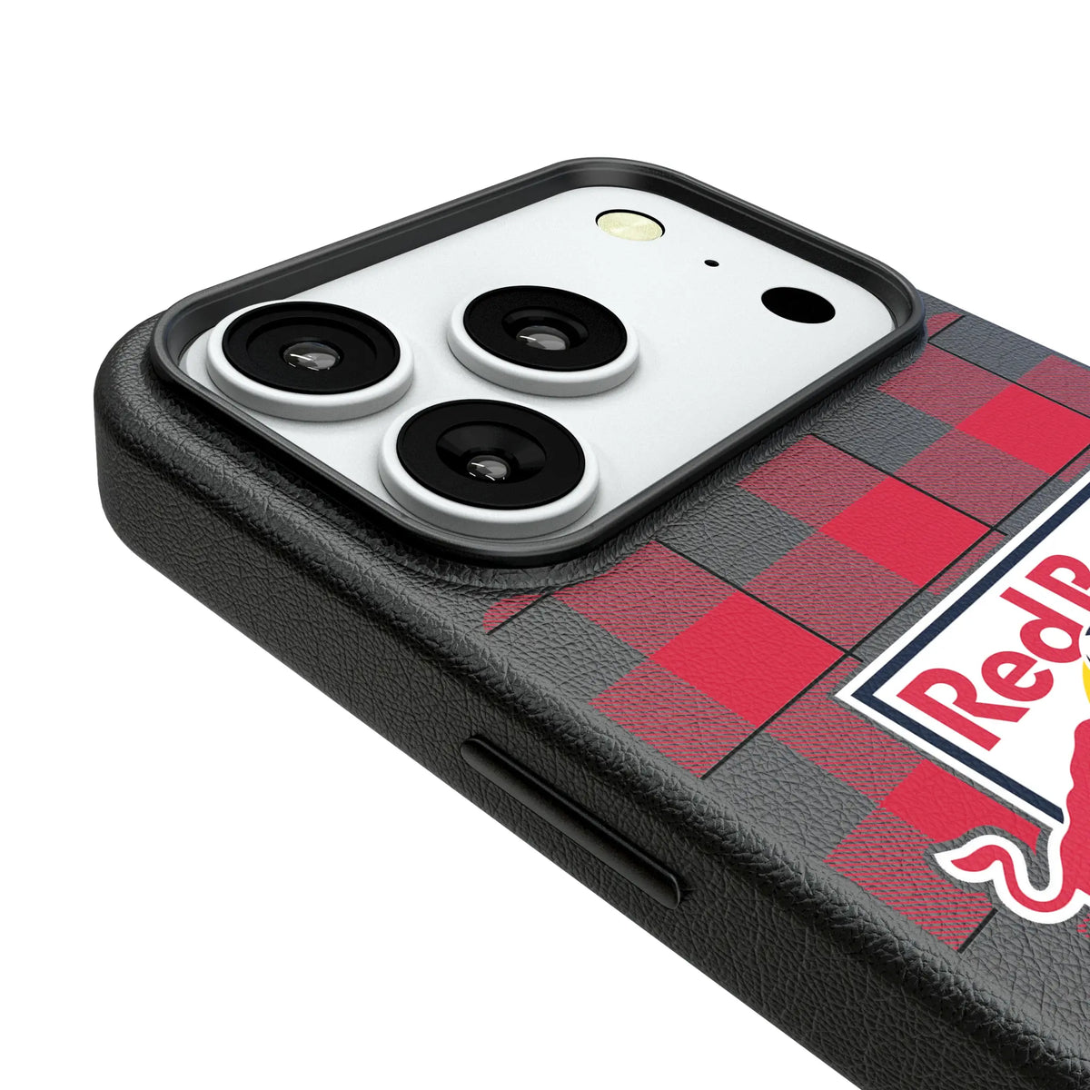 New York Red Bulls Plaid MagSafe Compatible Phone Case for Apple iPhone