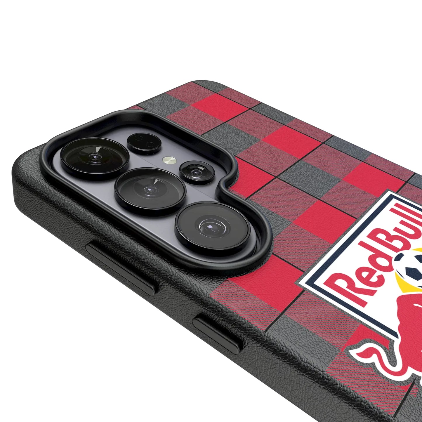 New York Red Bulls Plaid MagSafe Compatible Phone Case for Samsung Galaxy