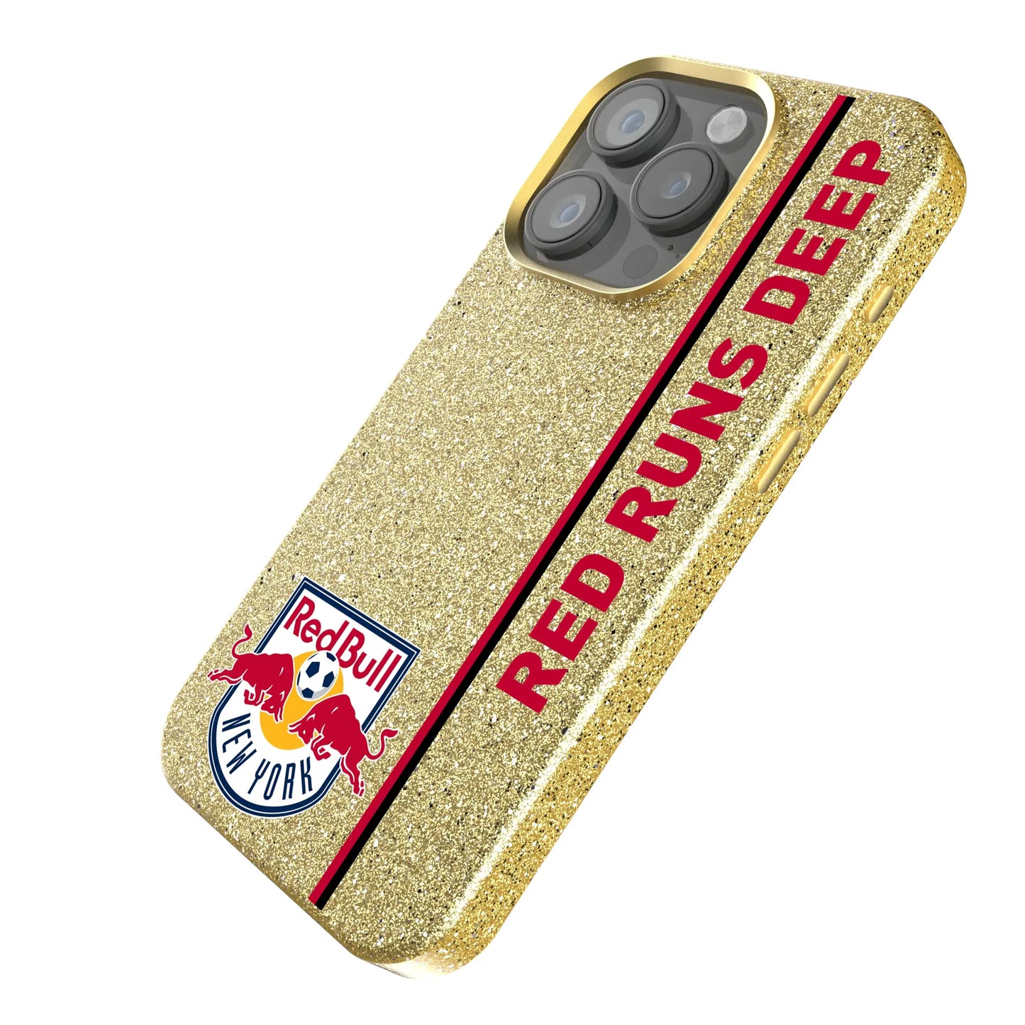 New York Red Bulls Sidebar Bling Phone Case for Apple iPhone