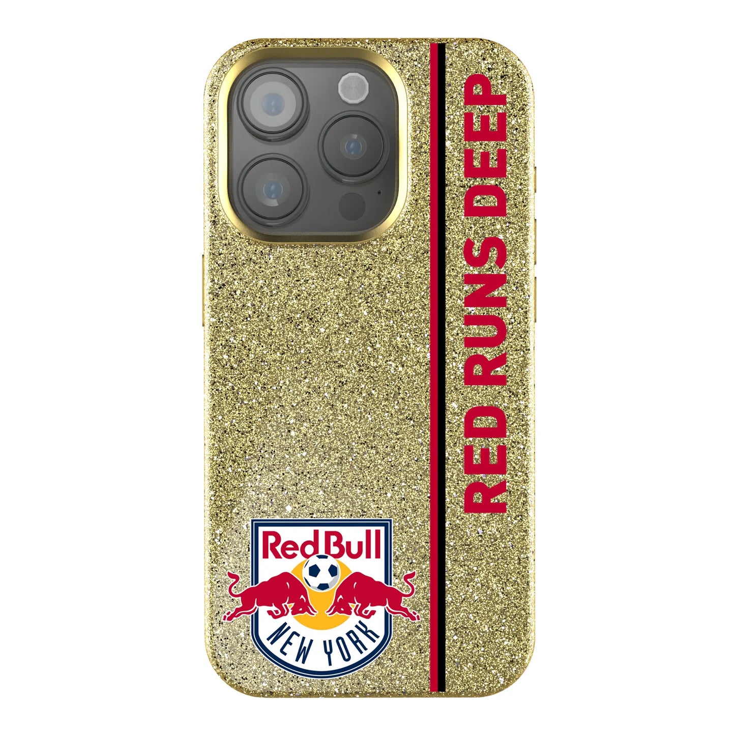 New York Red Bulls Sidebar Bling Phone Case for Apple iPhone