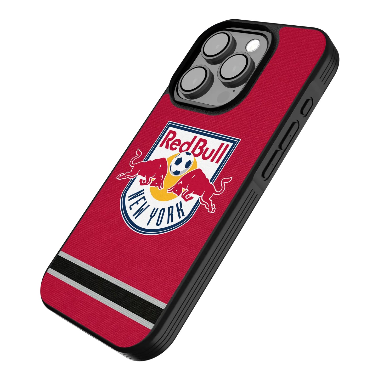 New York Red Bulls Stripe Bump Phone Case for Apple iPhone