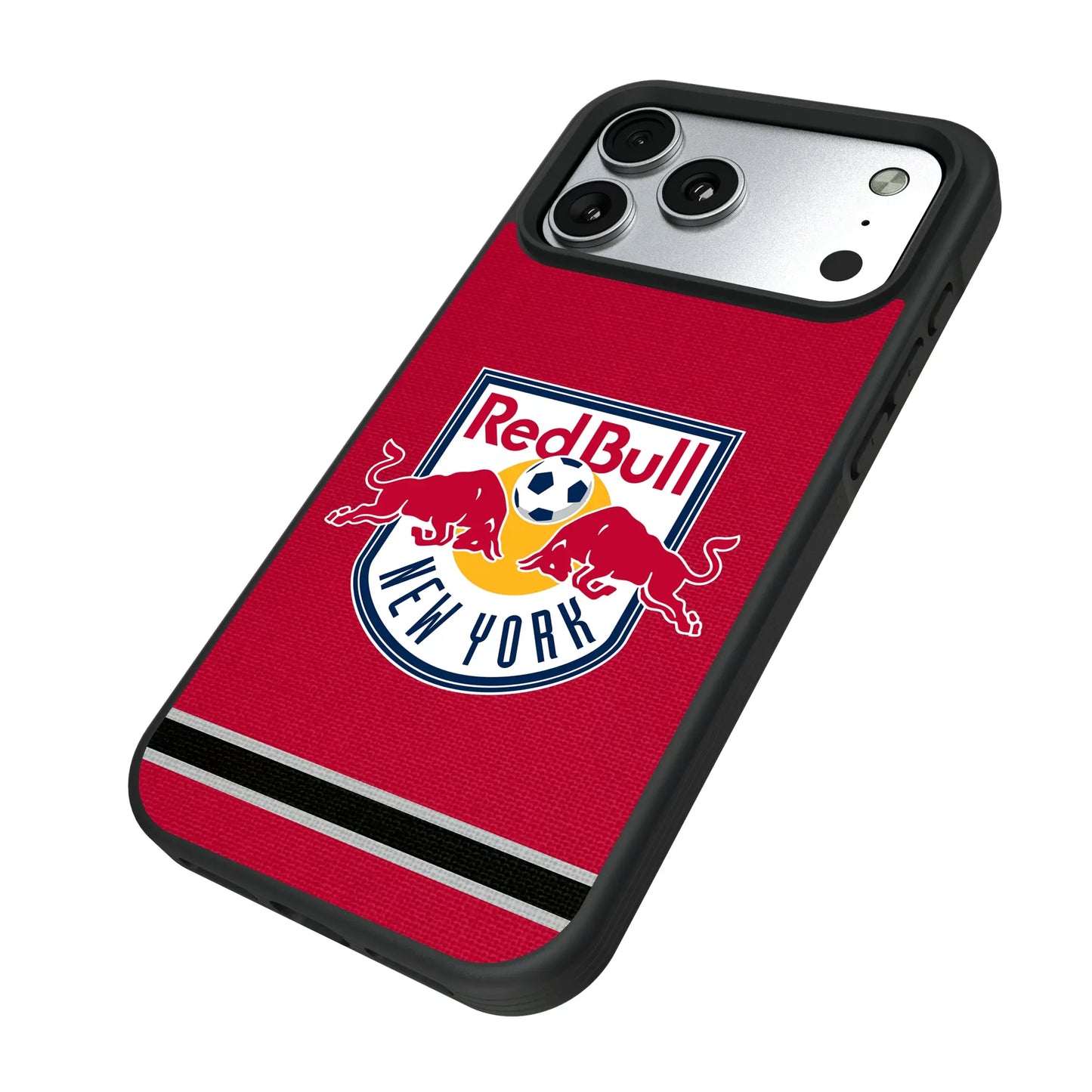 New York Red Bulls Stripe Bump Phone Case for Apple iPhone