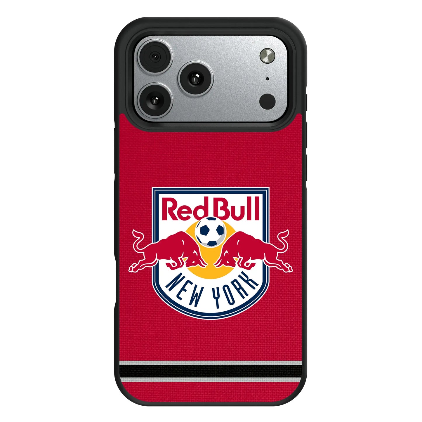New York Red Bulls Stripe Bump Phone Case for Apple iPhone