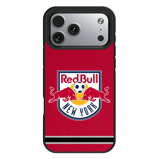 New York Red Bulls Stripe Bump Phone Case for Apple iPhone