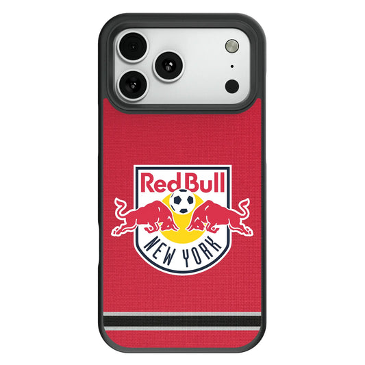 New York Red Bulls Stripe Bump Phone Case for Apple iPhone