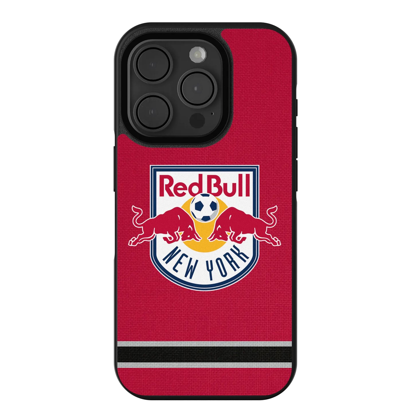 New York Red Bulls Stripe Bump Phone Case for Apple iPhone
