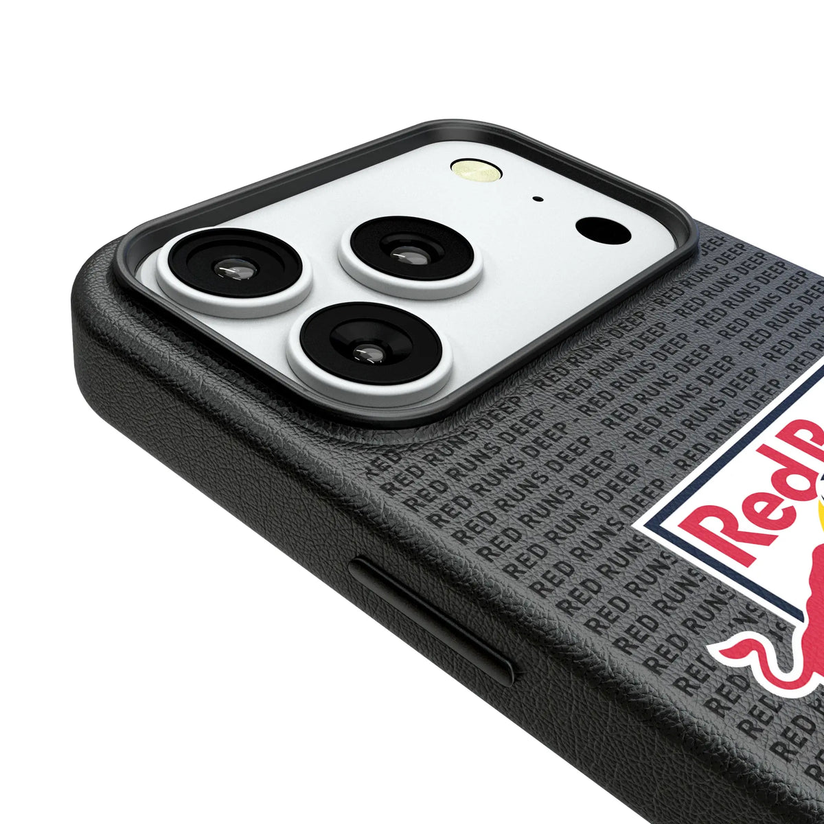 New York Red Bulls Text Backdrop MagSafe Compatible Phone Case for Apple iPhone
