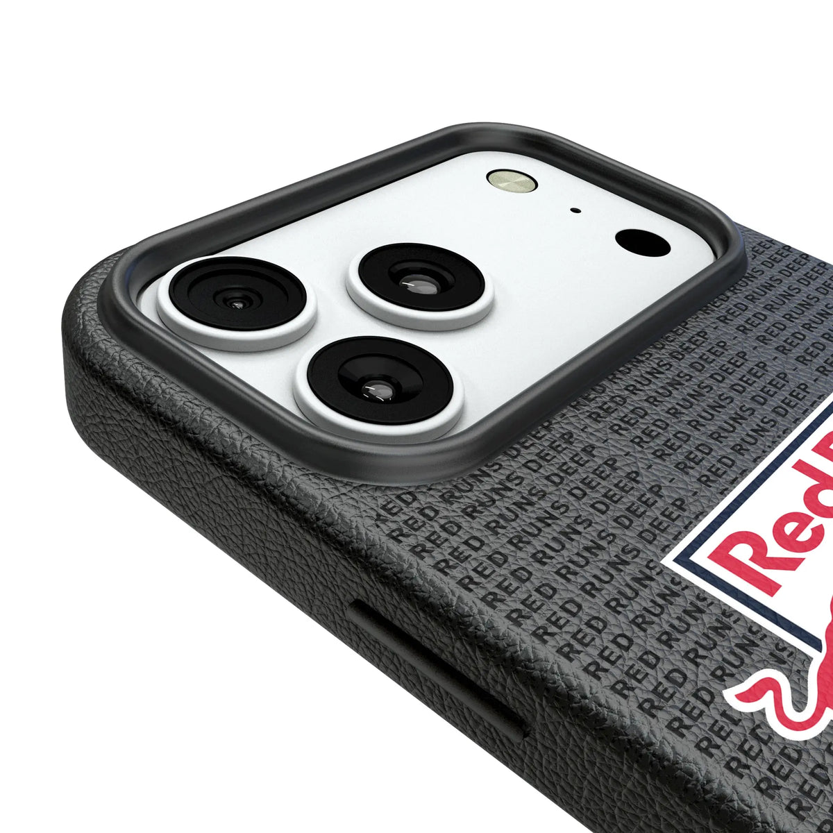 New York Red Bulls Text Backdrop MagSafe Compatible Phone Case for Apple iPhone