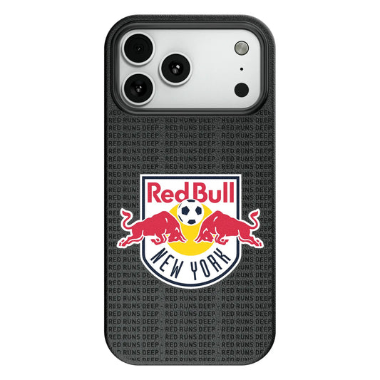 New York Red Bulls Text Backdrop MagSafe Compatible Phone Case for Apple iPhone