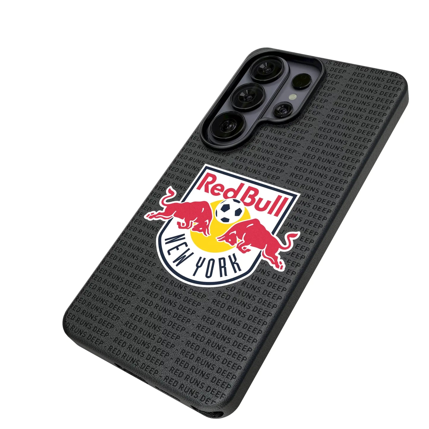 New York Red Bulls Text Backdrop MagSafe Compatible Phone Case for Samsung Galaxy