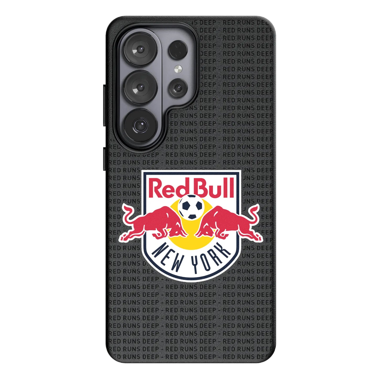 New York Red Bulls Text Backdrop MagSafe Compatible Phone Case for Samsung Galaxy