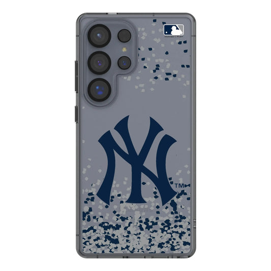 New York Yankees Confetti Clear Phone Case for Samsung Galaxy
