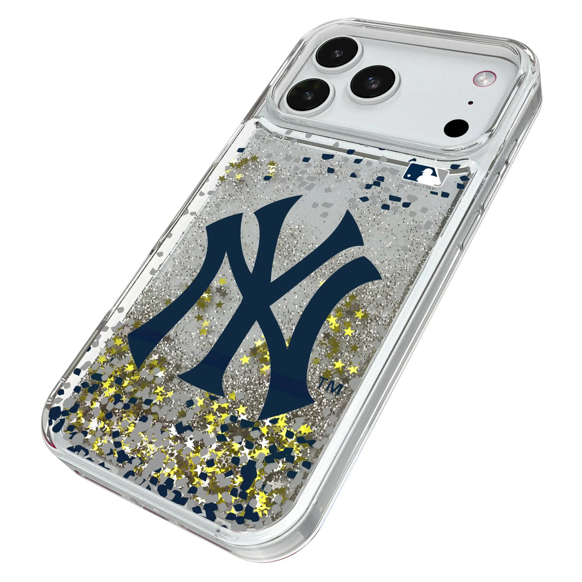 New York Yankees Confetti Glitter Phone Case for Apple iPhone