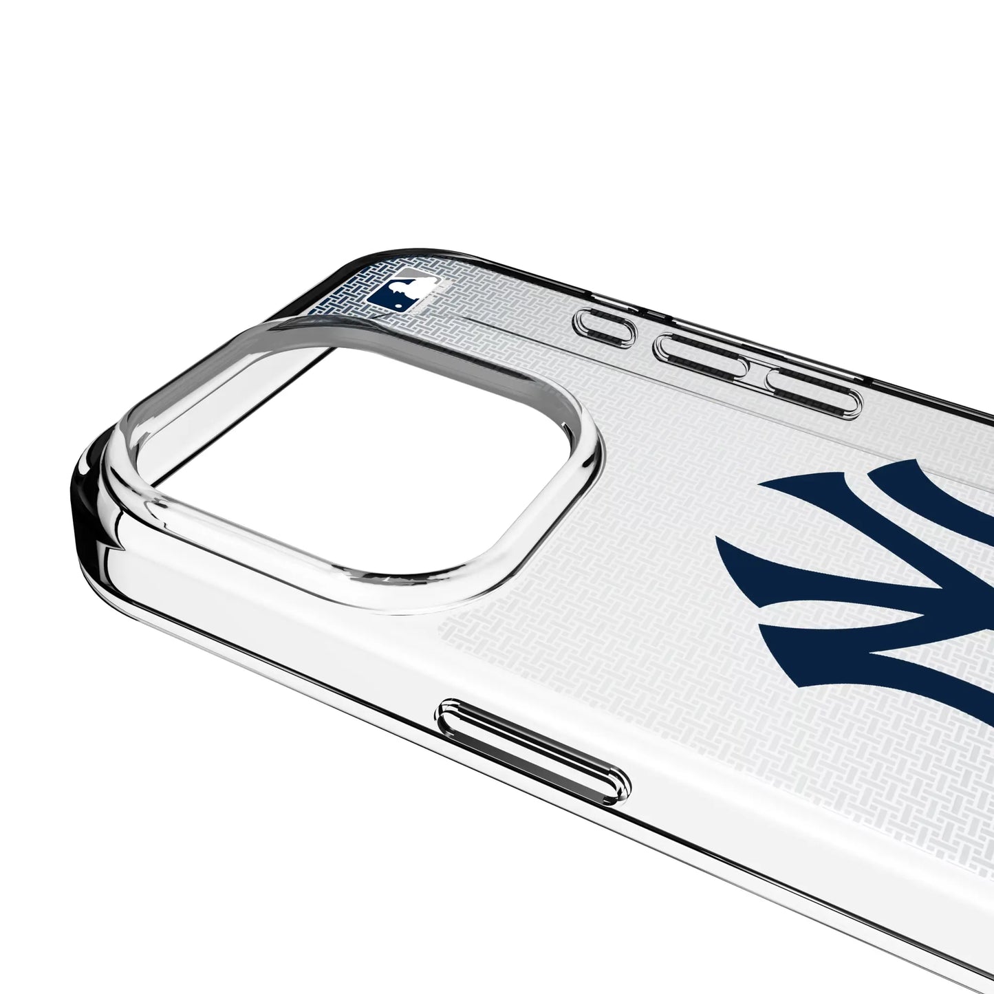 New York Yankees Linen Clear Phone Case for Apple iPhone