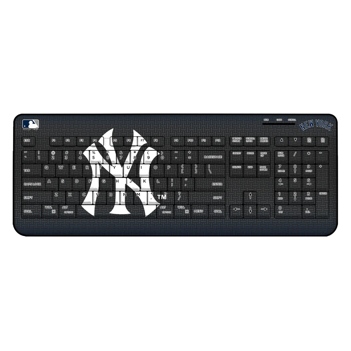 New York Yankees Linen Wireless USB Keyboard