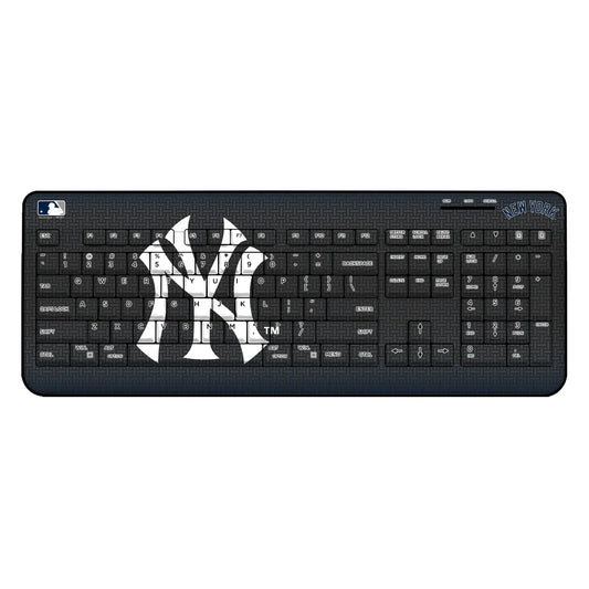 New York Yankees Linen Wireless USB Keyboard