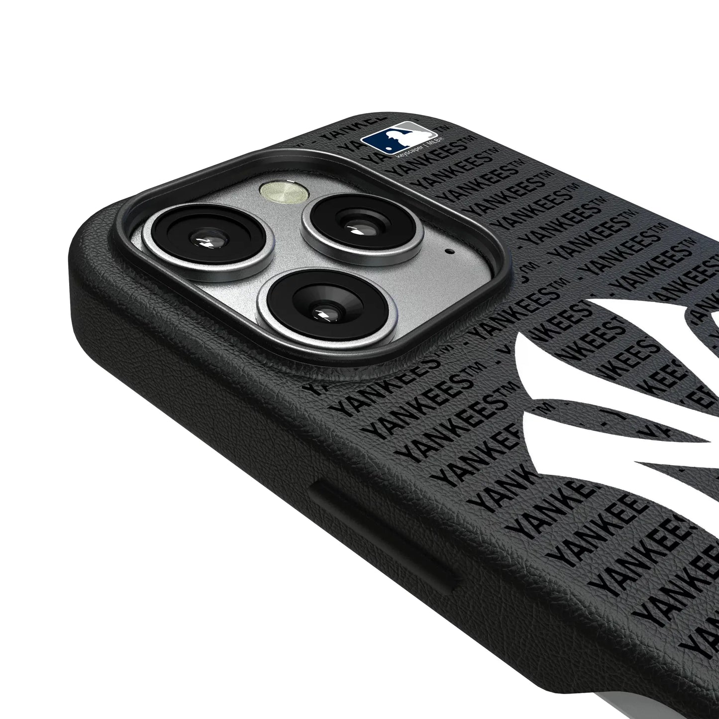 New York Yankees Text Backdrop MagSafe Compatible Phone Case for Apple iPhone