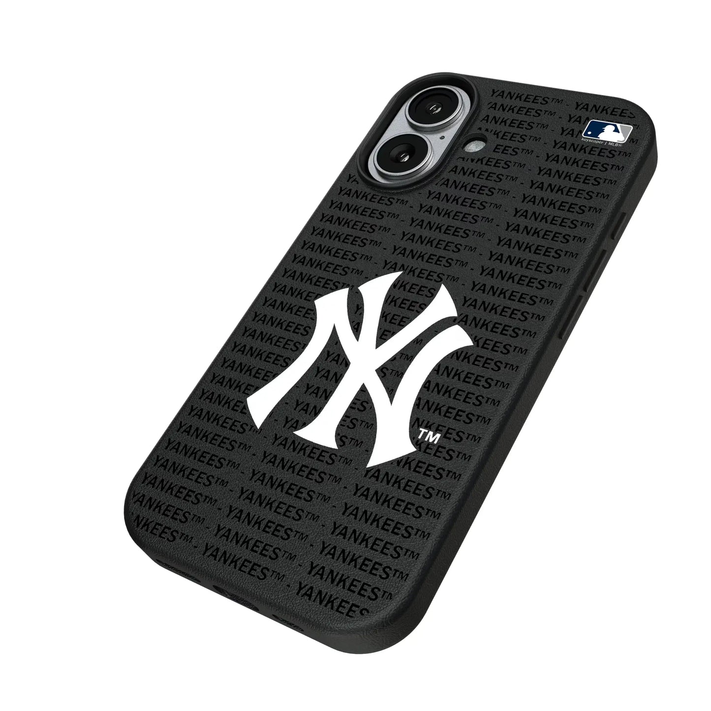 New York Yankees Text Backdrop MagSafe Compatible Phone Case for Apple iPhone