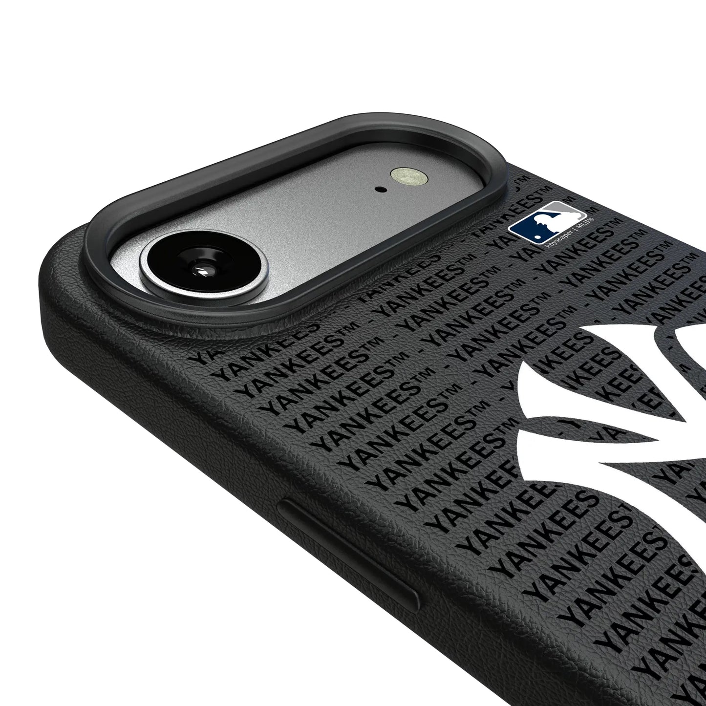 New York Yankees Text Backdrop MagSafe Compatible Phone Case for Apple iPhone