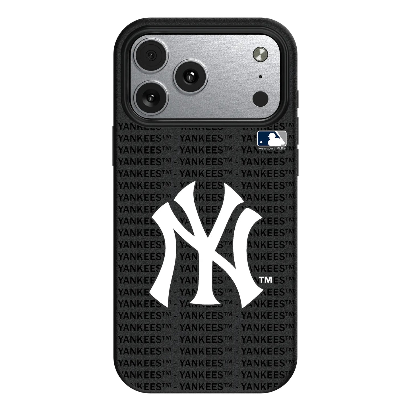 New York Yankees Text Backdrop MagSafe Compatible Phone Case for Apple iPhone